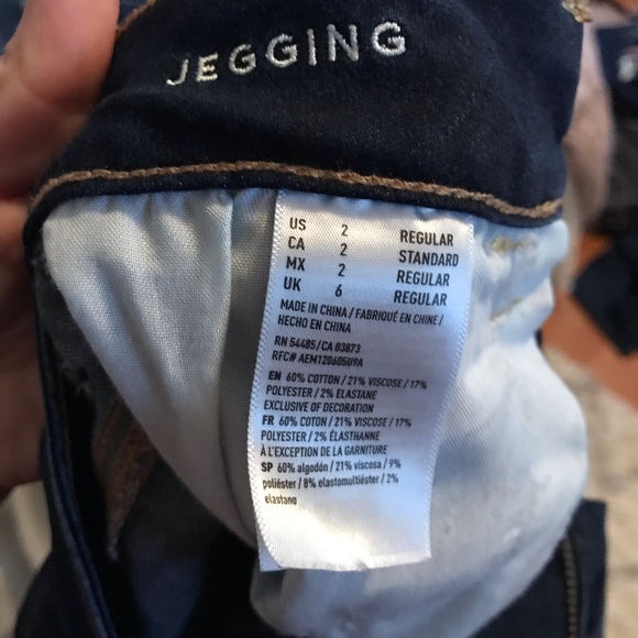 Dark blue jeggings - Picture 2 of 2